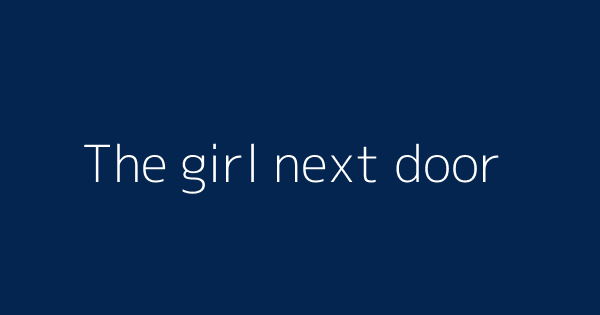 Girl next door meaning